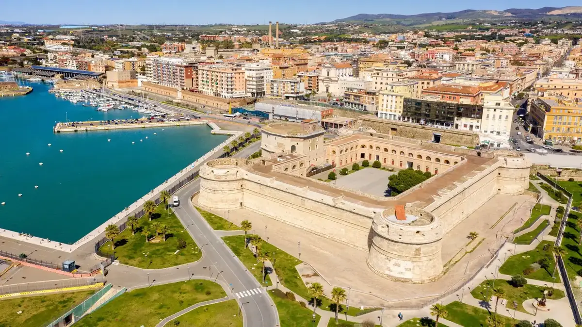 Vue de Civitavecchia