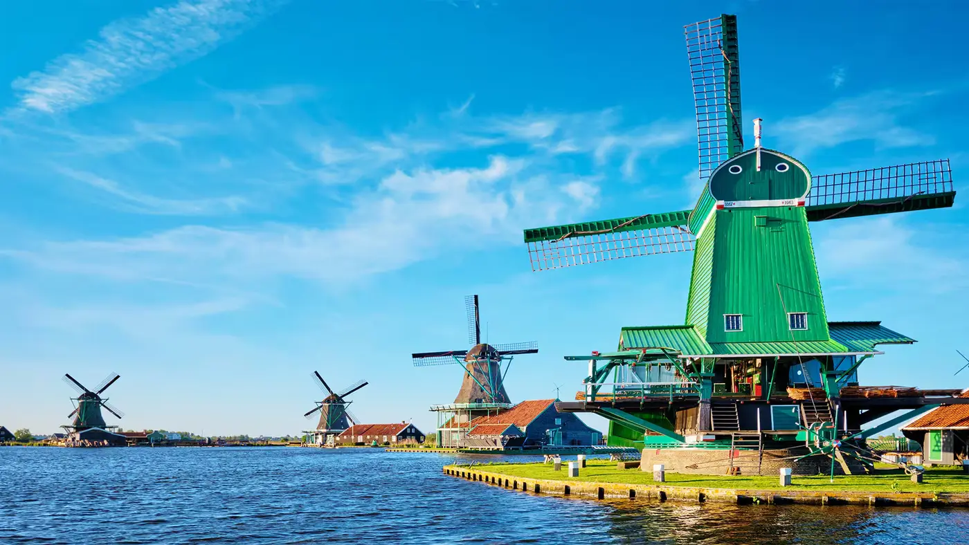 Vue de IJmuiden et de ses principaux sites
