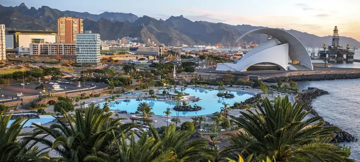 Vue de Santa Cruz de Tenerife