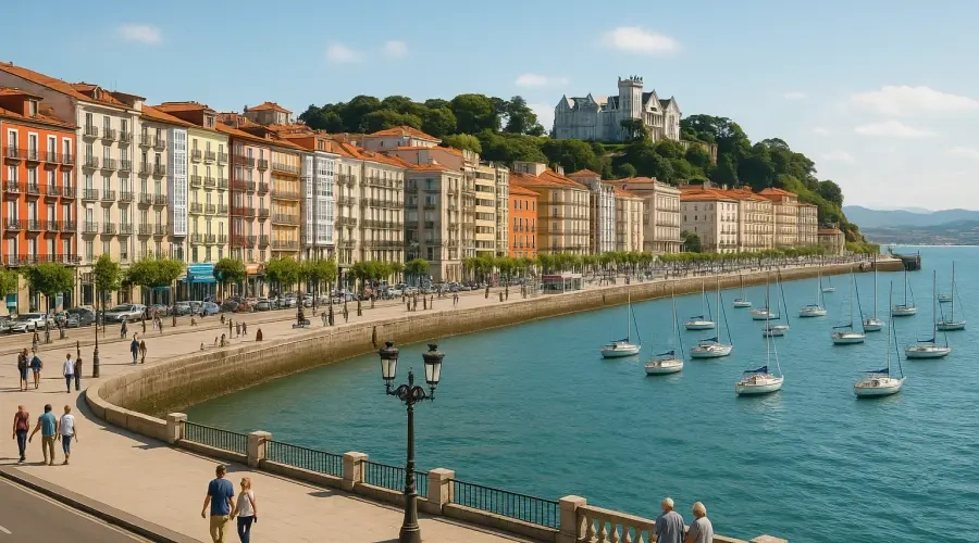 Vue de Santander