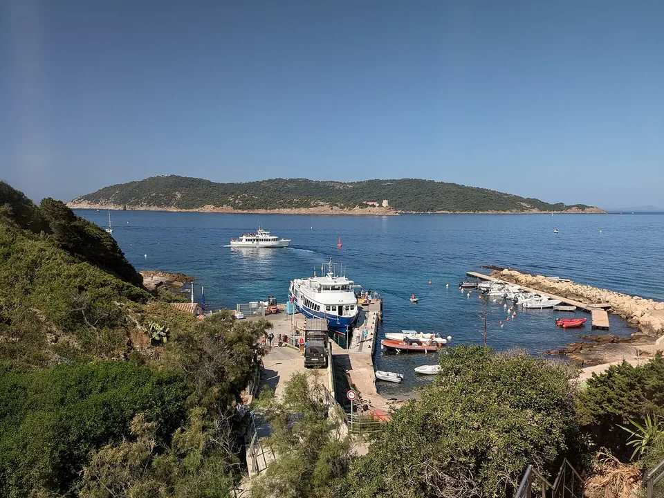 Vue de Île du Levant