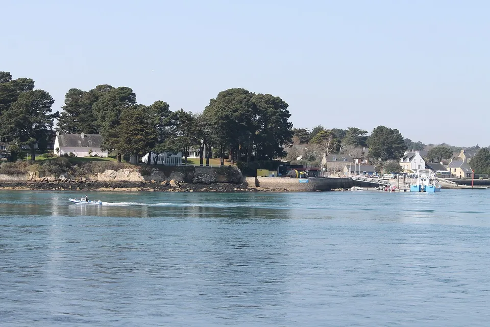 Vue de Port-Blanc (Baden)