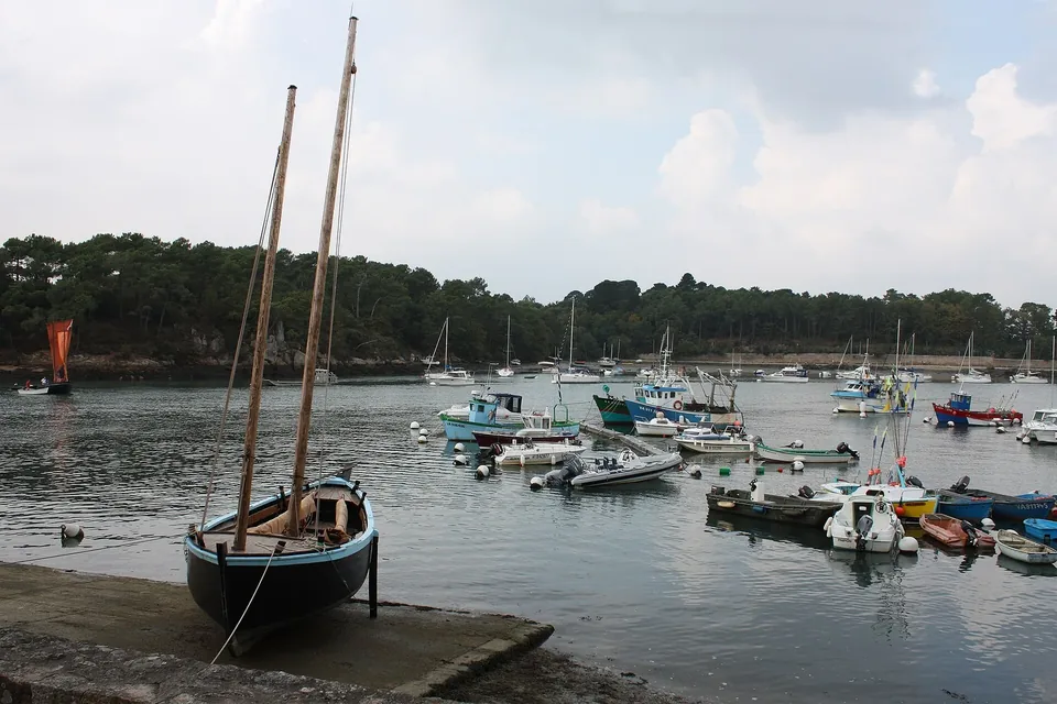 Port-Anna et le littoral de Séné
