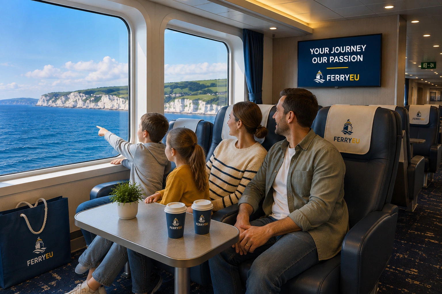 Voyage en ferry en Europe