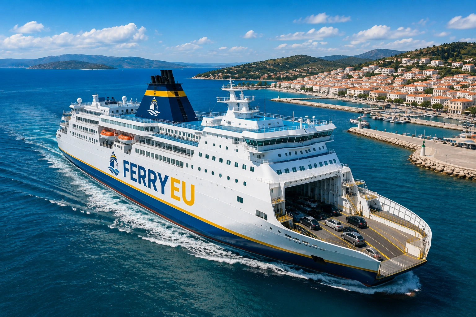 Voyage en ferry en Europe