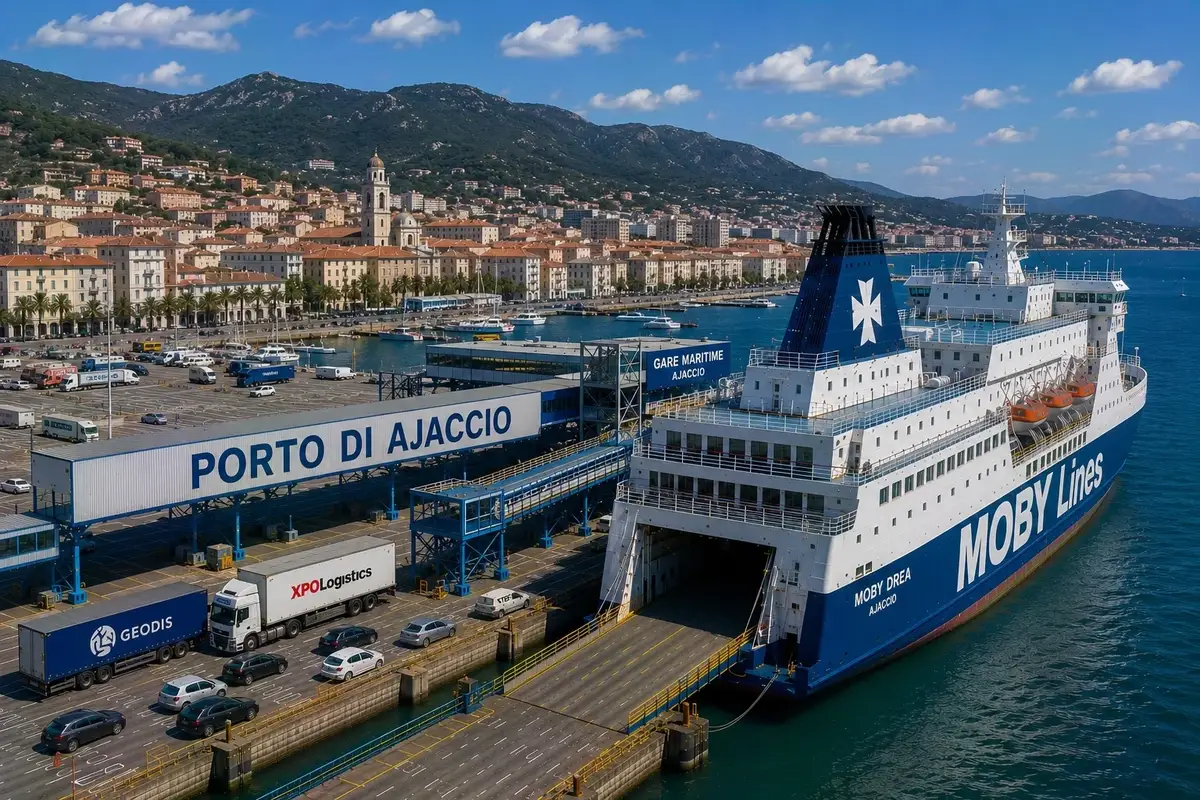 Port desservi par la liaison Marseille–Ajaccio