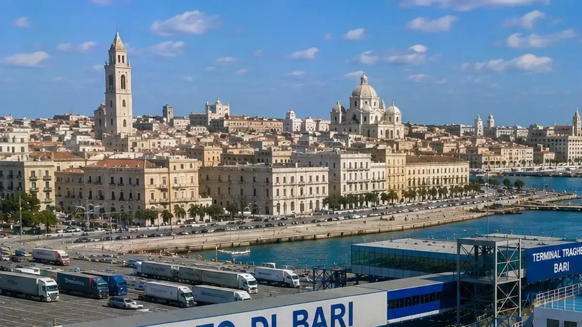 Port desservi par la liaison Bari–Igoumenitsa