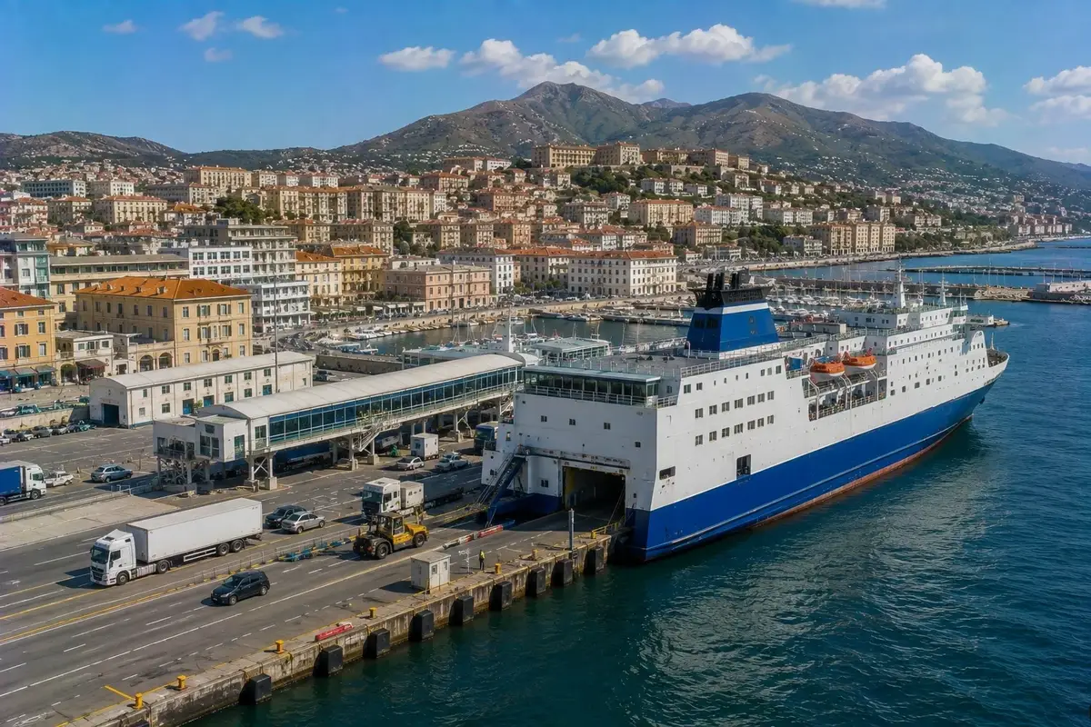 Port desservi par la liaison Gênes–Bastia