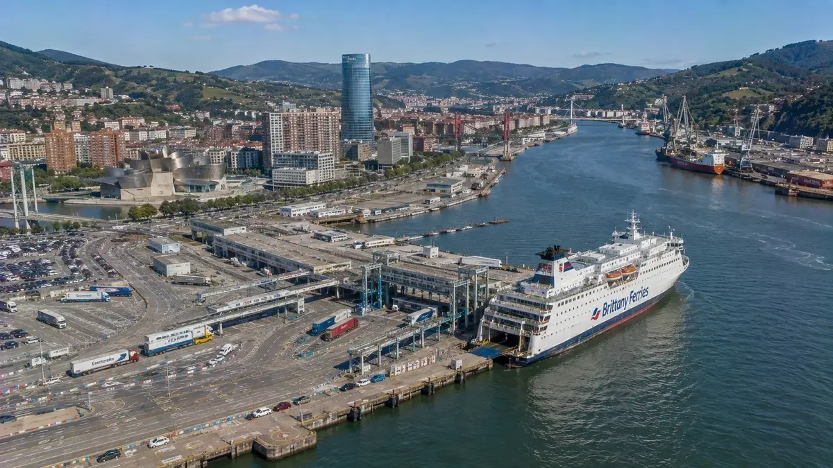 Port desservi par la liaison Portsmouth–Bilbao