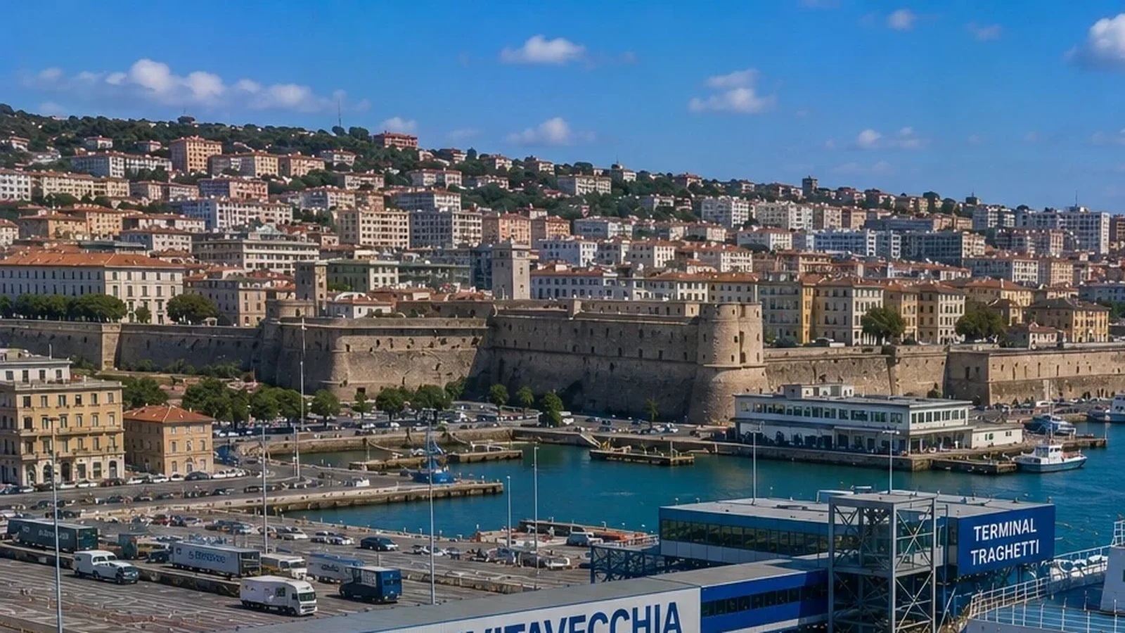 Port desservi par la liaison Civitavecchia–Olbia