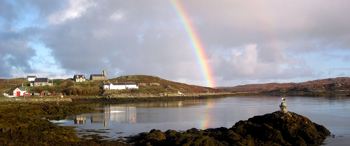 Port desservi par la liaison Oban–Coll