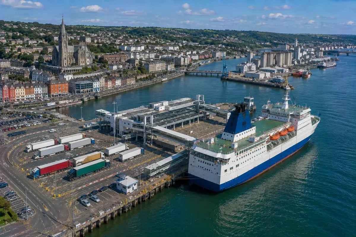 Port desservi par la liaison Cork–Roscoff