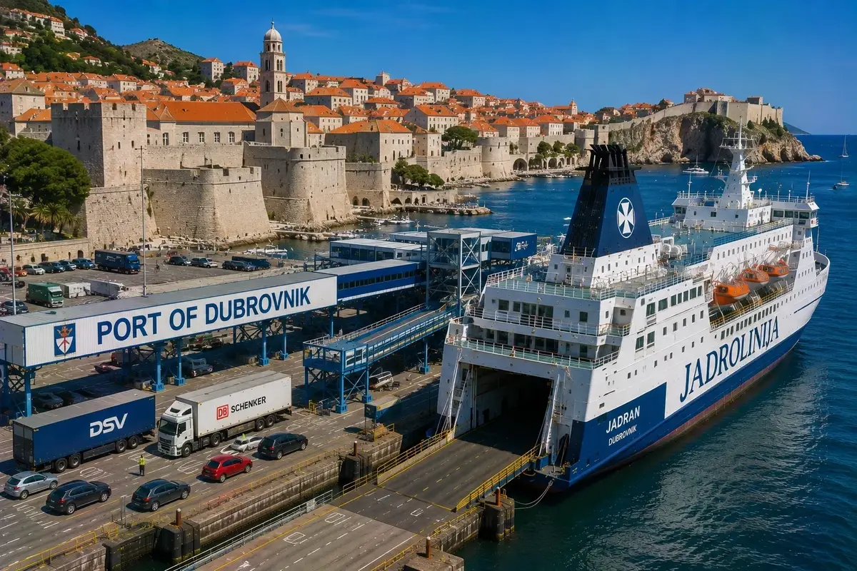 Port ferry de Dubrovnik