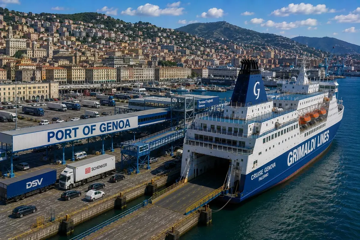 Port desservi par la liaison Gênes–Bastia