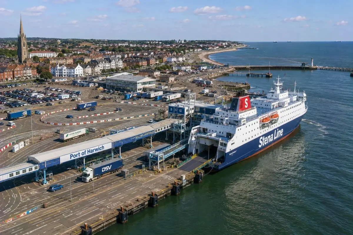 Port ferry de Harwich
