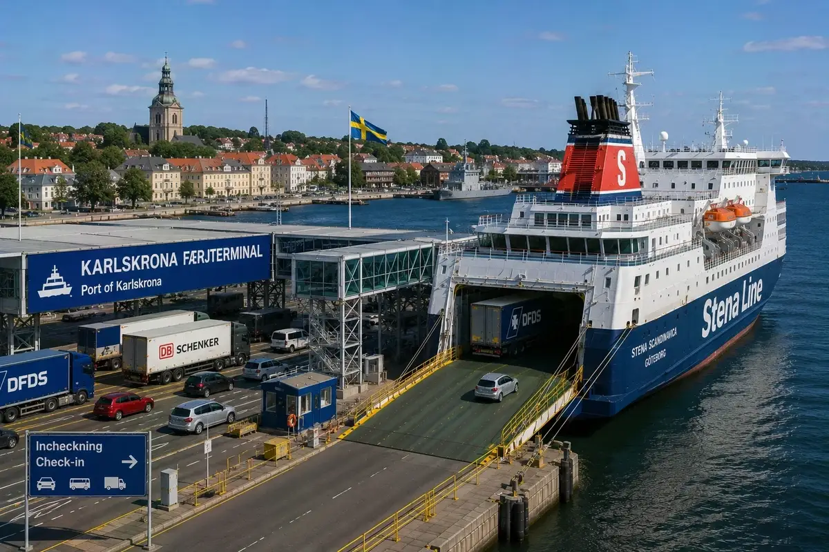 Port ferry de Karlskrona