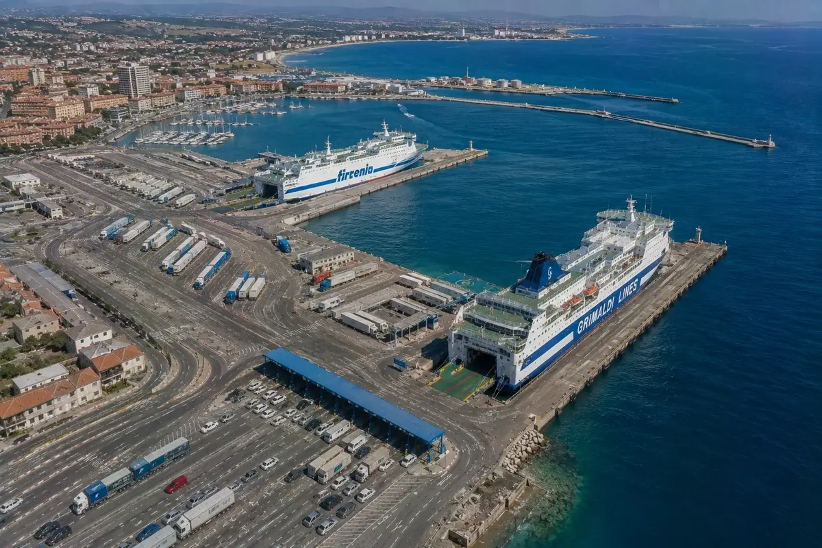 Port desservi par la liaison Porto Torres–Barcelona