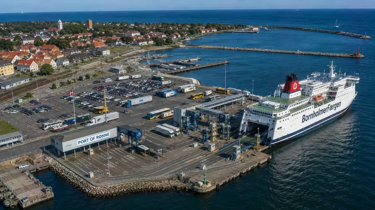 Port desservi par la liaison Sassnitz–Rønne
