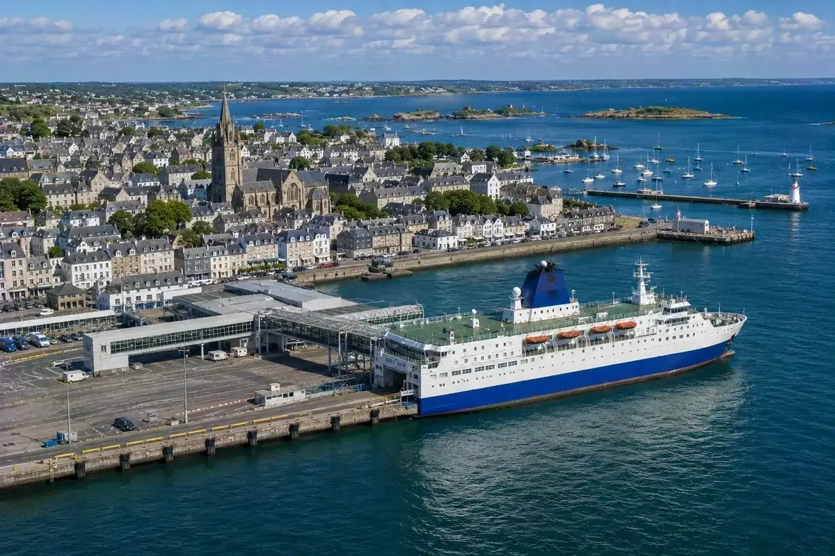 Port desservi par la liaison Cork–Roscoff