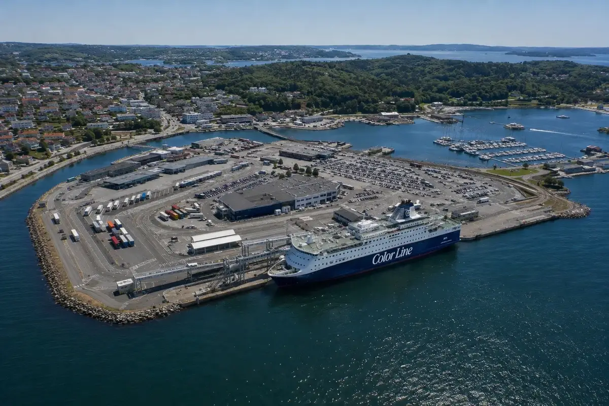Port desservi par la liaison Sandefjord–Strömstad