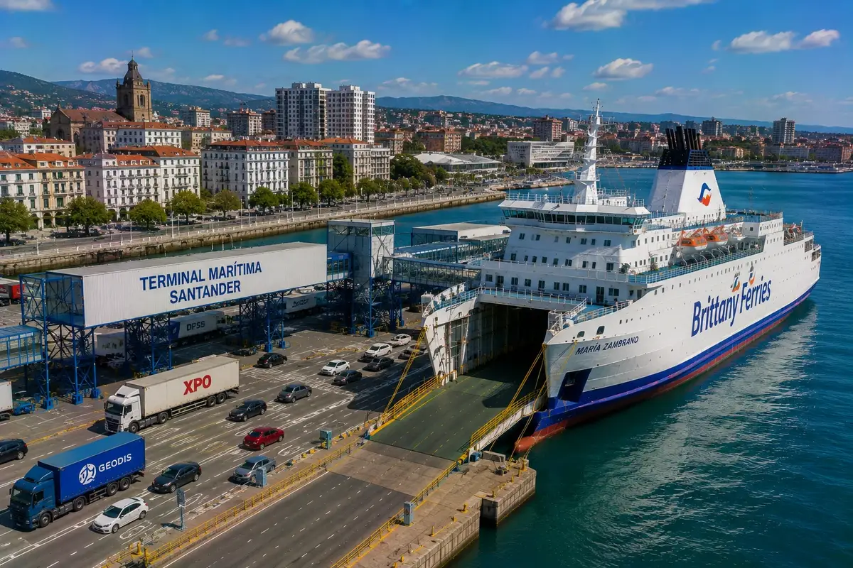 Port desservi par la liaison Rosslare–Santander