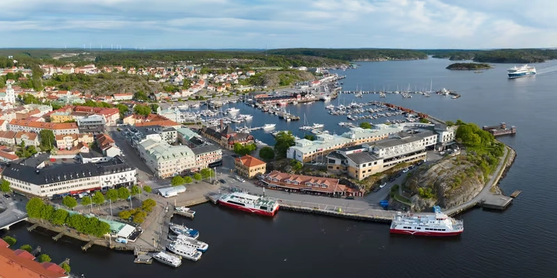 Port desservi par la liaison Sandefjord–Strömstad