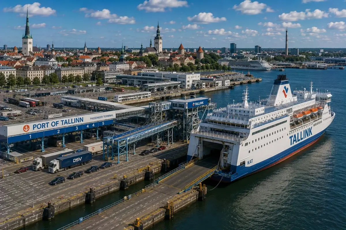 Port desservi par la liaison Stockholm–Tallinn