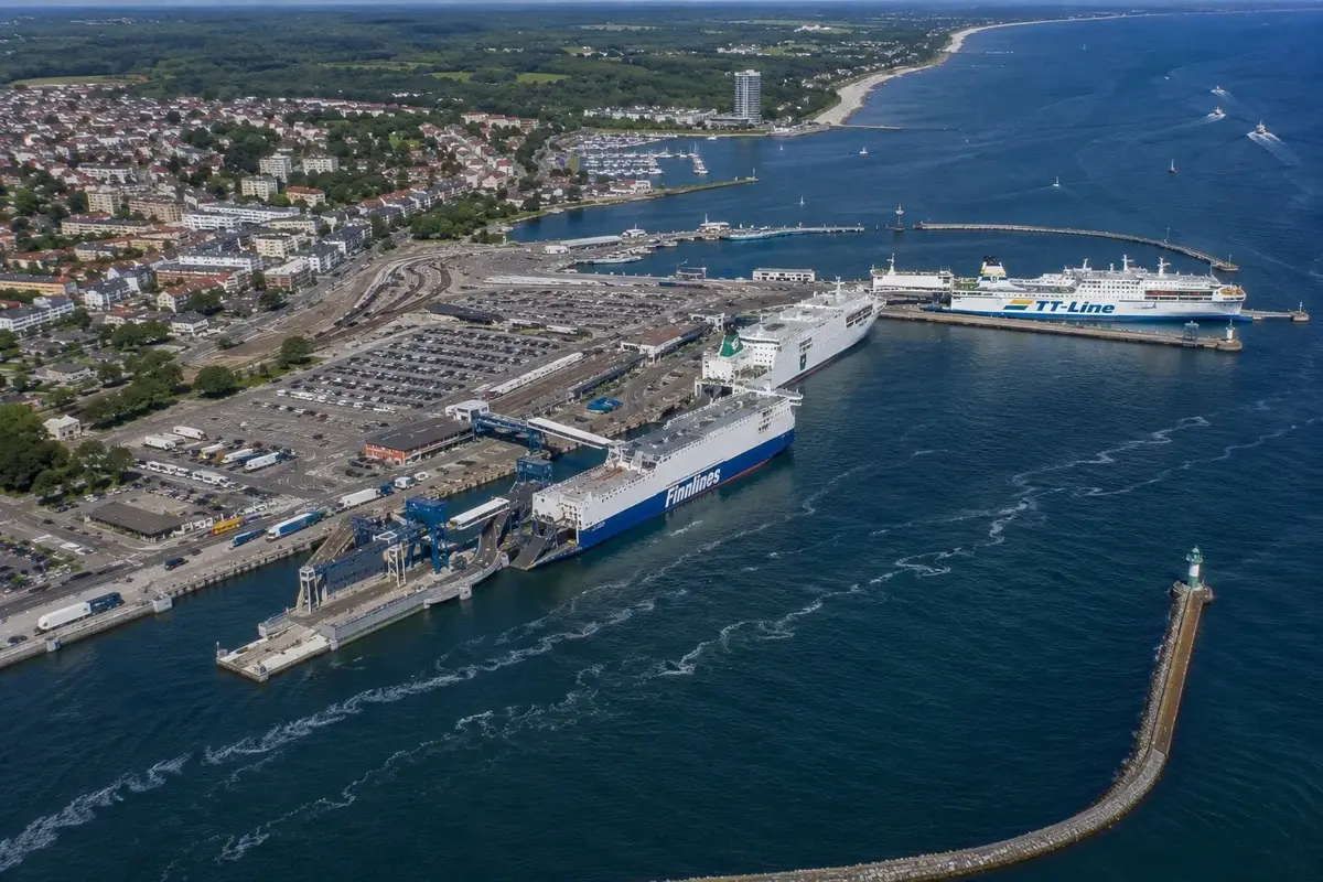 Port desservi par la liaison Travemünde–Klaipėda