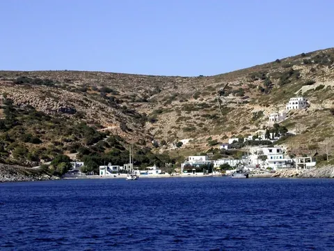 Vue d'Agathonisi, Grèce