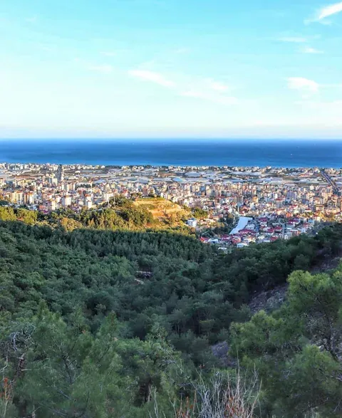 Vue d'Anamur, Turquie