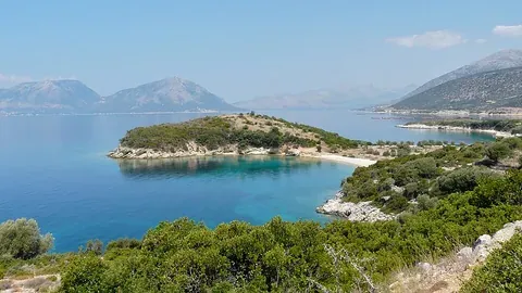 Vue d'Astakos, Grèce