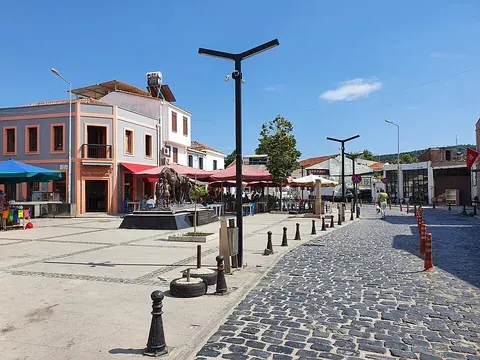 Vue sur Ayvalik, Turquie