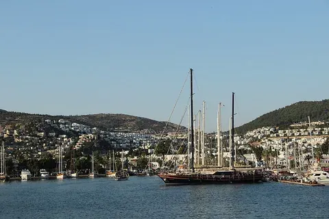 Vue de Bodrum, Turquie