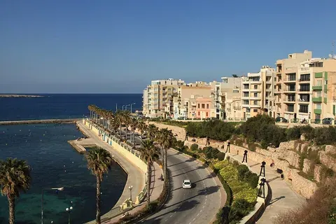 Vue de Bugibba, Malte