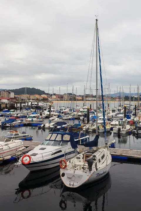 Vue de Cangas, Espagne