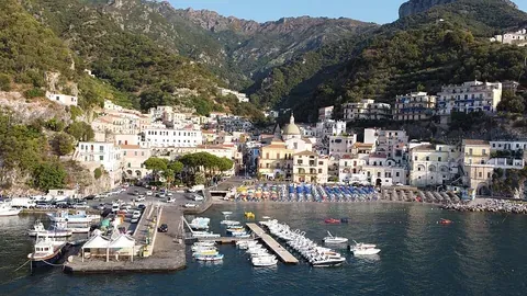 Vue de Cetara, Italie