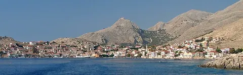 Vue de Chalki, Grèce