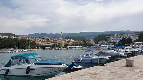 Vue de Crikvenica, Croatie