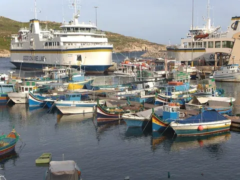 Vue de Gozo, Malte