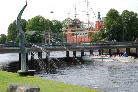 Vue de Halmstad, Suède
