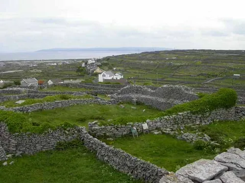 Vue d'Inis Meáin, Irlande