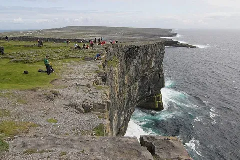 Vue d'Inis Mór, Irlande