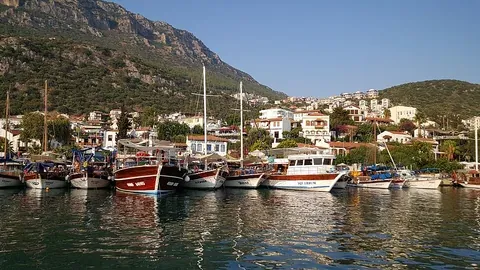 Vue de Kas, Turquie