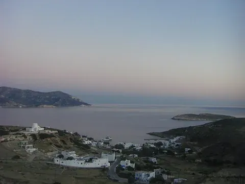 Vue de Kimolos, Grèce