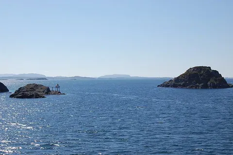 Côte de Solund près de Krakhella, Norvège