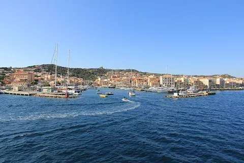 Vue de La Maddalena, Italie