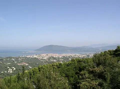 Vue de Lefkada, Grèce