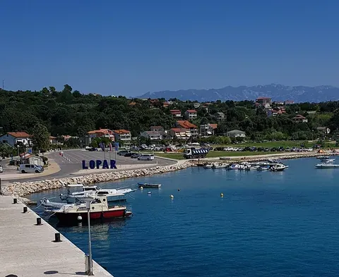 Vue de Lopar, Croatie