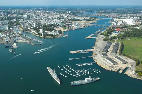 Vue de Lorient, France
