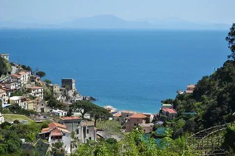 Vue de Maiori, Italie